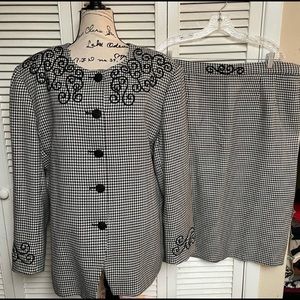 John Meyer Plus Size Skirt Suit